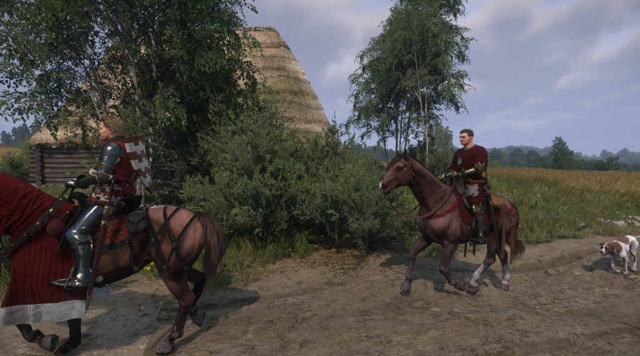 Kingdom Come: Deliverance 2 rycerze jadą konno