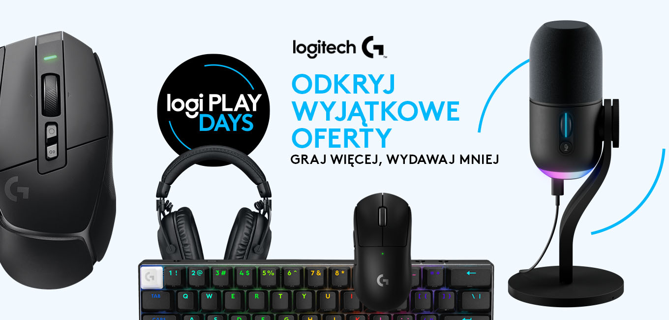 Logi Play Days – Odkryj wyjątkowe oferty – Graj więcej, wydawaj mniej