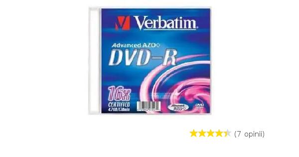 Verbatim Dvd R Advanced Azo Slim Case 1 Szt Dobra Cena Opinie W Sklepie Rtv Euro Agd